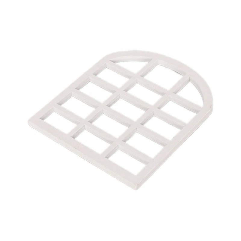 1 pièces 1:12 maison de poupée Mini cadre de fenêtre en bois modèle maison de poupée meubles décoration maison de poupées Micro scène accessoires de Construction