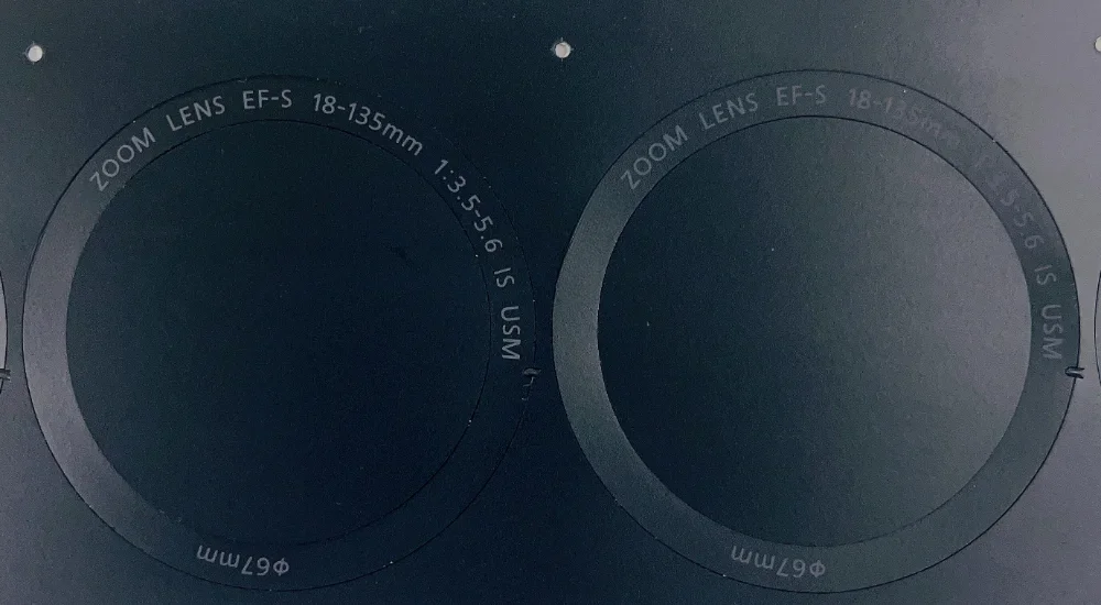 ใหม่ 67 มม.สําหรับ Canon EF-S 18-135 มม.18-135 3.5-5.6 IS USM สติกเกอร์เลนส์ด้านหน้ากดแหวน, แหวนตกแต่งอุปกรณ์ซ่อม