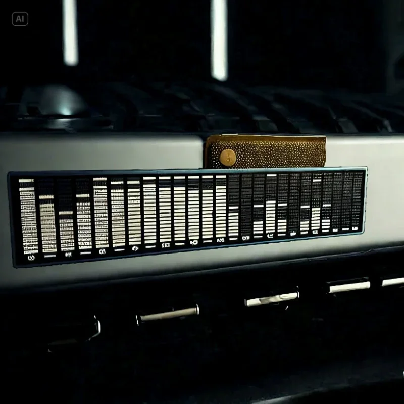 Display de espectro de áudio LED Pickup Atmosfera Lightvoice Controlado E-sptre de música Sala de esportes