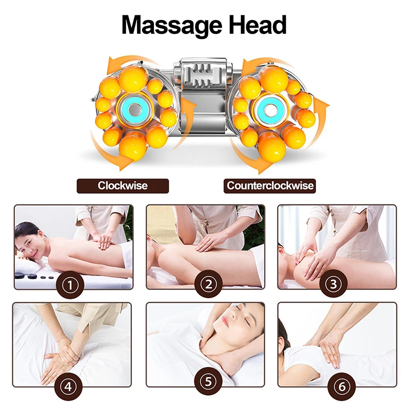 Electric Massage Pad Health Care Vibrator Multifunctional Massaged Cervical Spine Waist Back Pain Relief Relax Massager Heating