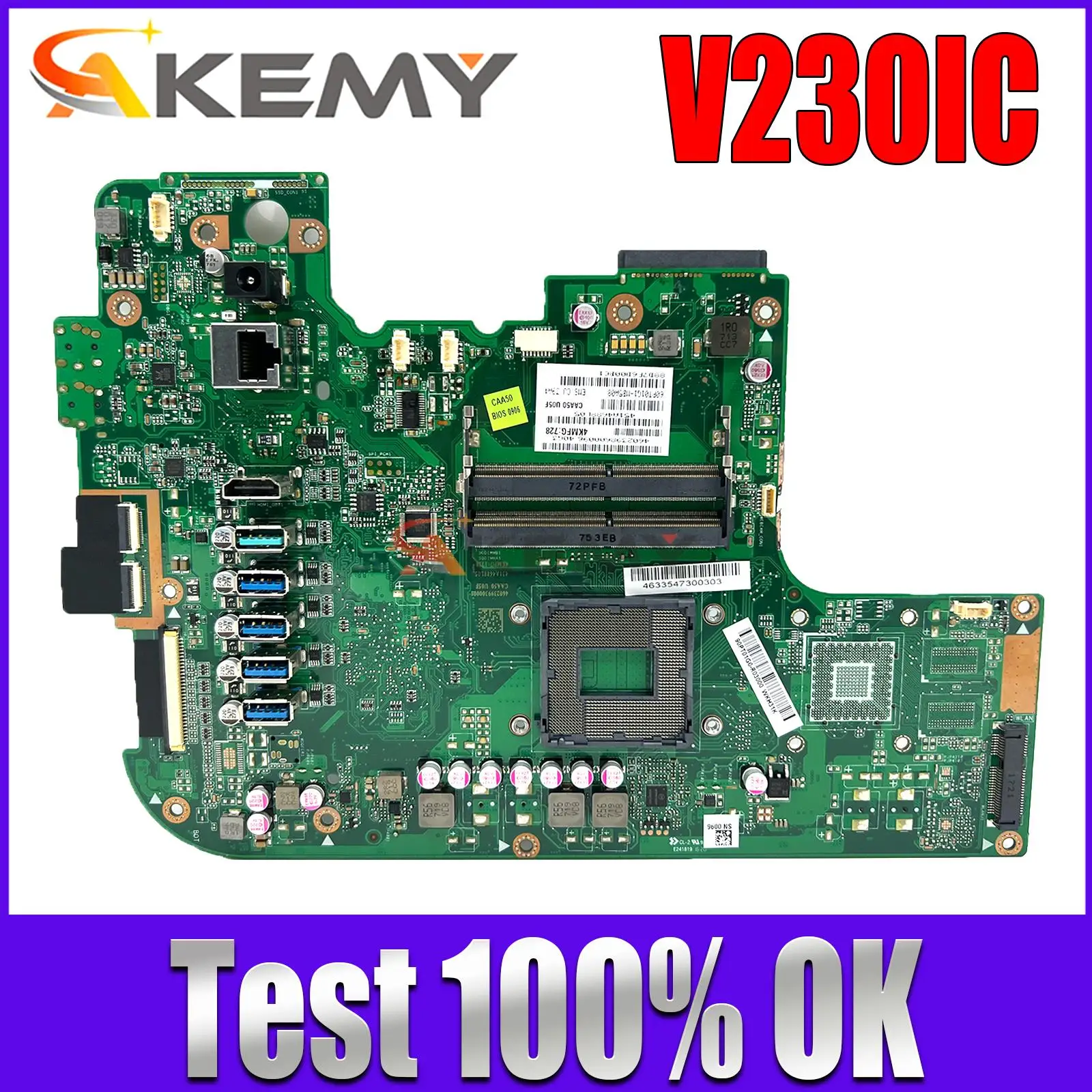 

V230IC Motherboard REV:4.0 For ASUS V230IC V230I All-in-one Motherboard Integrated DDR4 100% Test OK Send