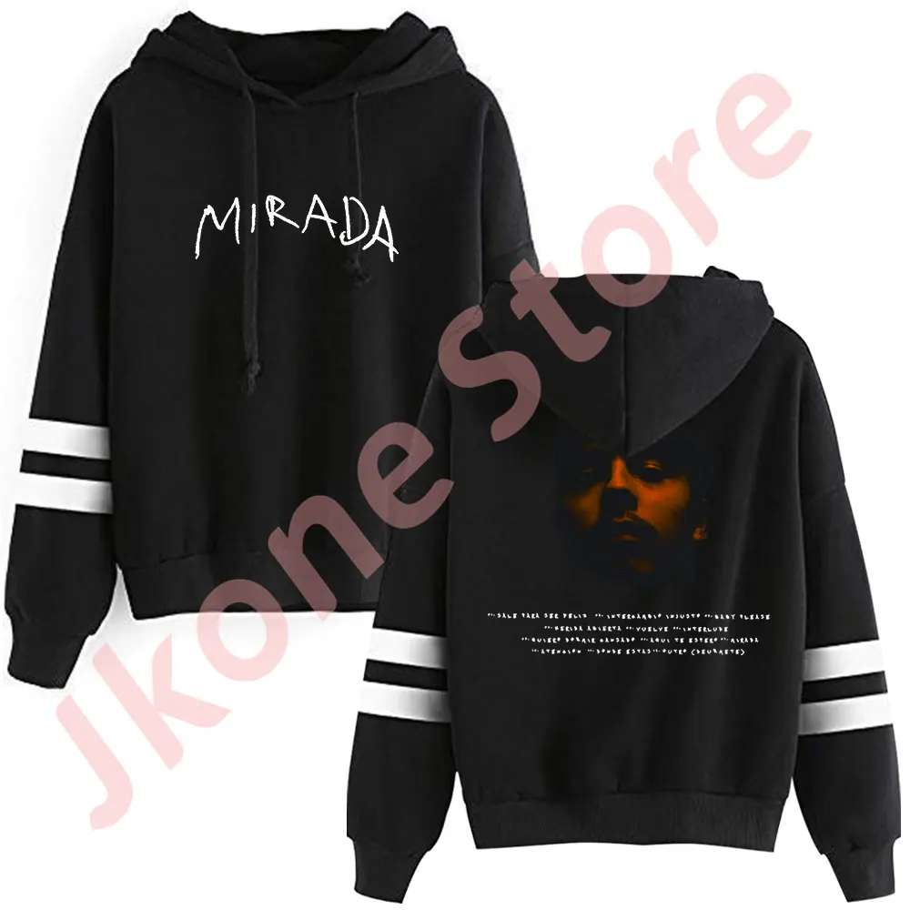 

Ivan Cornejo Mirada Tracklist Pullover Hoodies New Logo Hooded Unisex Fashion Casual HipHop Sweatshirts