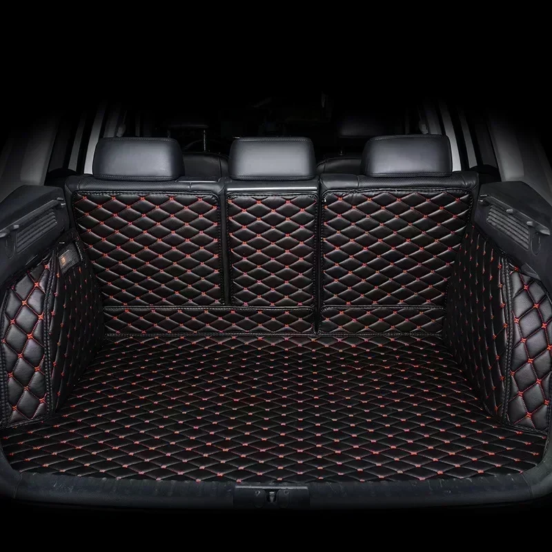 Full Coverage Custom Car Trunk Mats for Jaguar F-PACE F-TYPE I-PACE 2018-2022 Interior Details Car Accessories Carpet