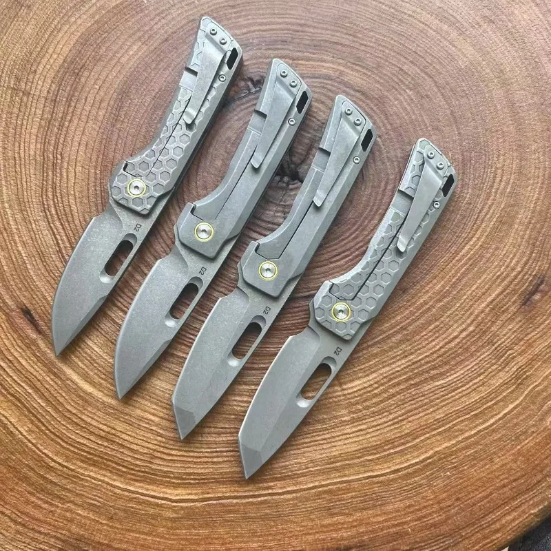 المحمولة سكين للفرد D2 الصلب سكين تخييم التنزه سكين تخييم الصيد في الهواء الطلق المطبخ الفاكهة صلابة عالية EDC أدوات #4