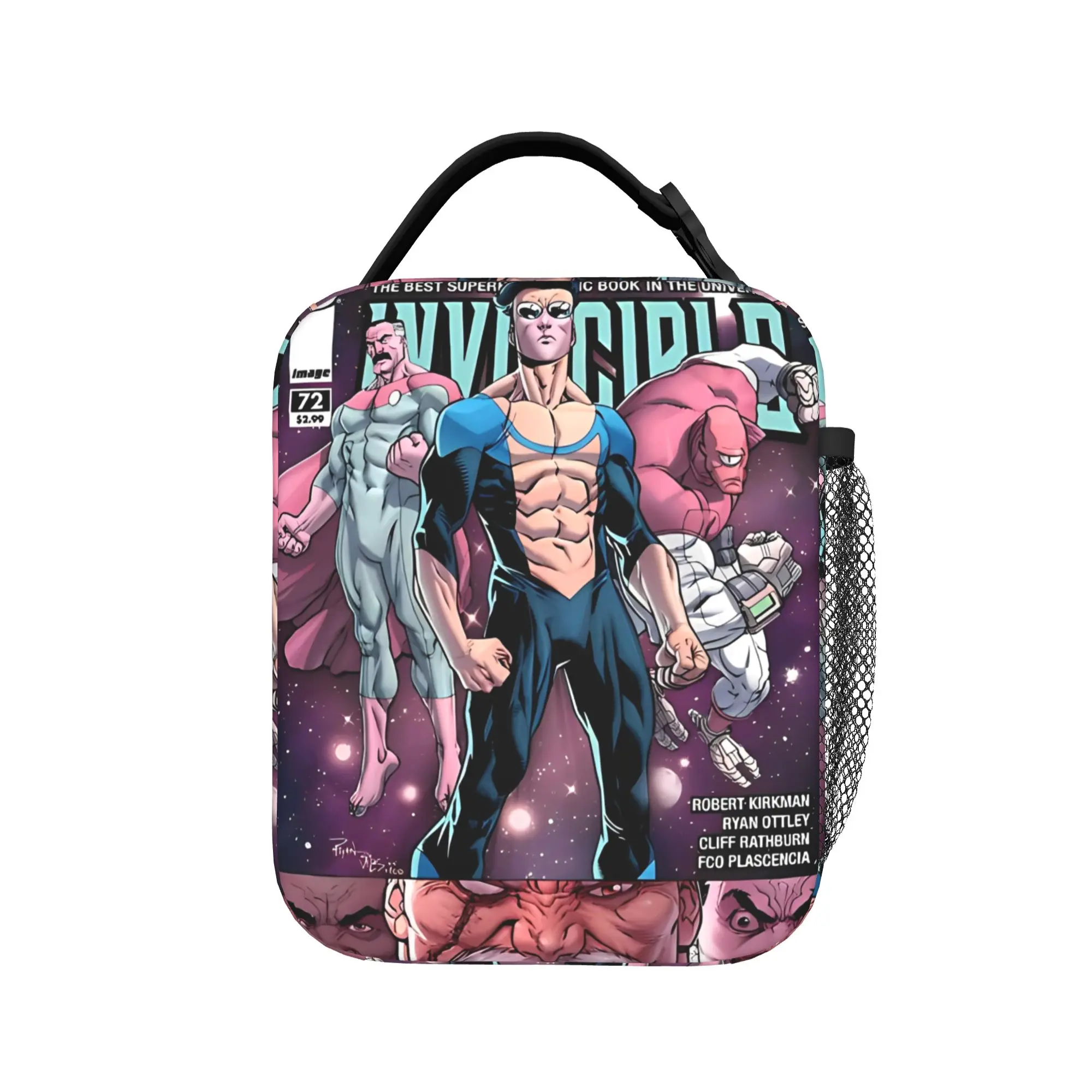 Invinci-bles Comic  Insulated Lunch Bag Leakproof  Meal Container Thermal Bag Tote Lunch Box College  Outdoor Men Women