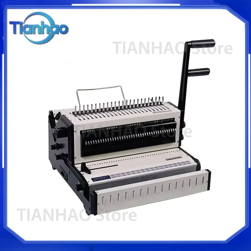 for TONGRO CW2016 Manual Wire Comb Binding Machine Multi Function Book Binder Office Document Spiral Coil Puncher Tool