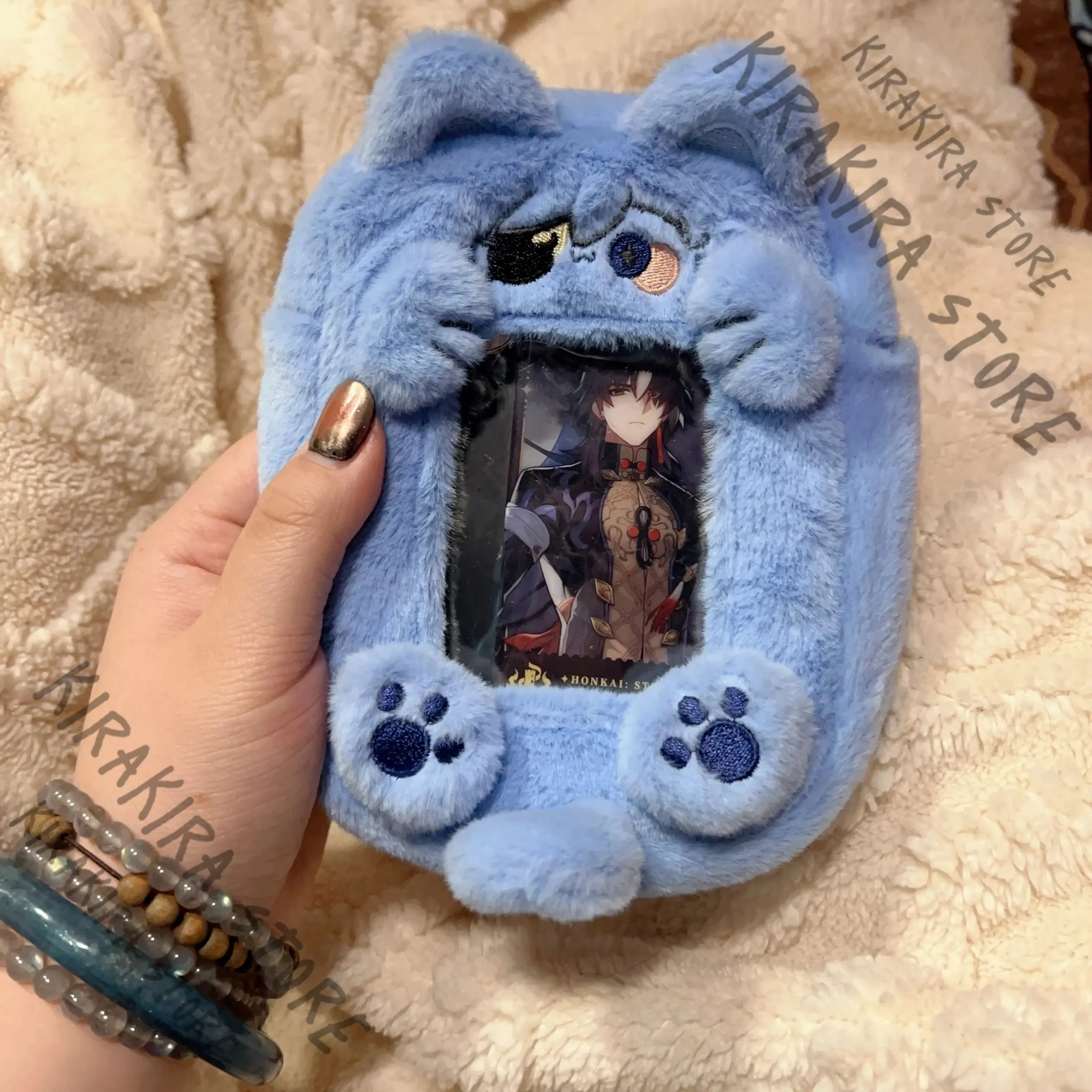 

Kaeya Alberich Originality Cutting Sleeve Anime Cosplay Genshin Impact Card Holder Case Cotton Mascot Maumet Ornaments Xmas Gift