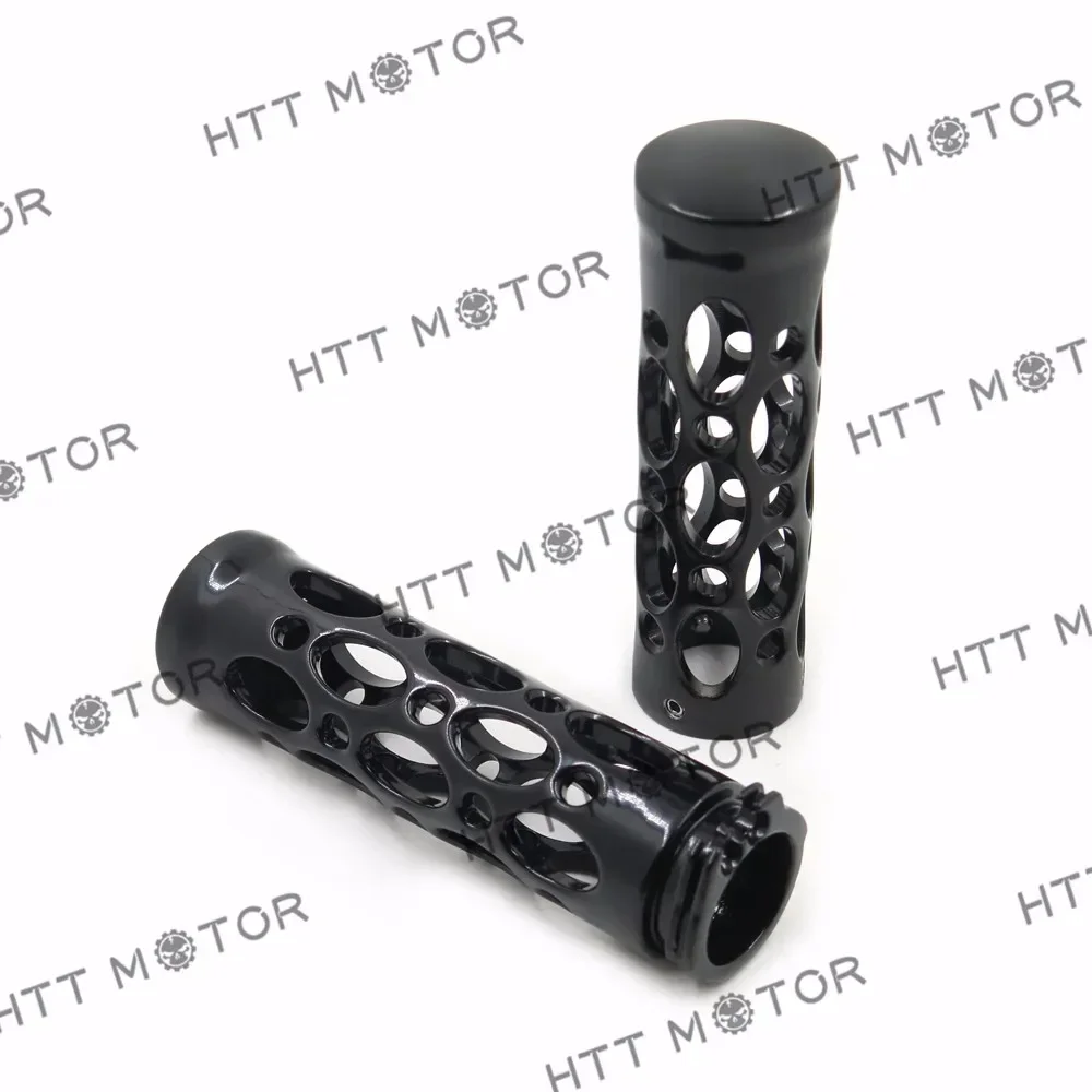 

Черные мотоциклетные ручки с полой формой 1 дюйм для Honda Shadow 750/VTX Suzuki Volusia 800 M50 Kawasaki Vulcan 1500 Classic