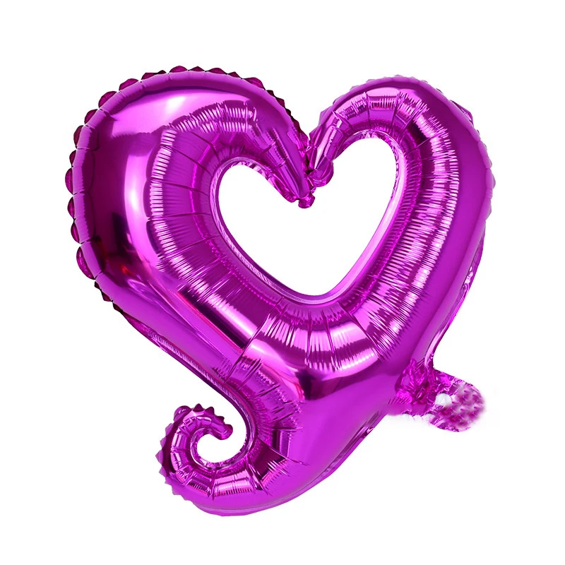 10pcs 18inch Aluminum Foil Heart Balloons Inflatable Love Balloon Wedding Party Decoration Valentine's Day Birthday Party Ball - Image 4