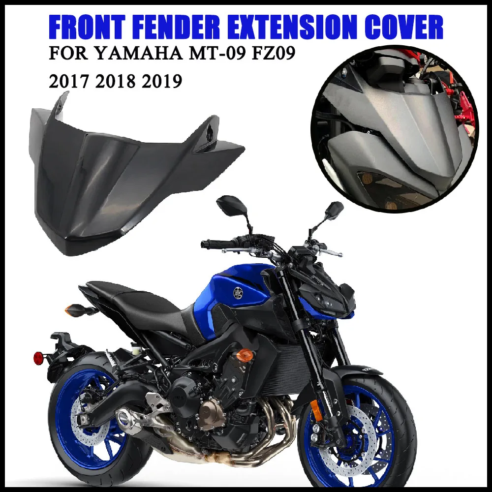 

For Yamaha MT-09 FZ 09 2017 2018 2019 Motorcycle MT09 Windscreen Protector Front Fender Extension Cover MT-09 FZ 09