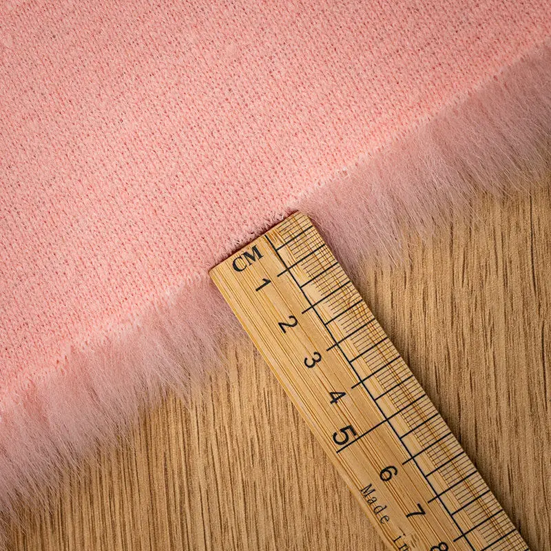Small-Sized Faux Rabbit and Fox Fur Plush Fabric Bag Counter Display Backdrop DIY Handmade Fabric