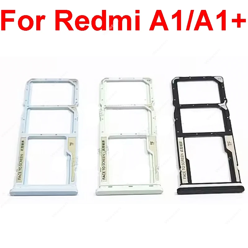 

SIM Card Slot Sim Card Reader Holder For Xiaomi Redmi A1 A1 Plus Sim Card Tray Flex Ribbon Cable Repair Replacement Parts