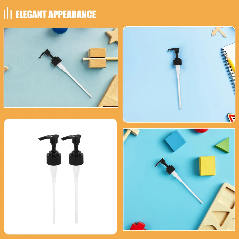 4-teiliger Lotionspumpenkopf, Ersatz-Presspumpe für nachfüllbare Spenderflaschen, präzise Steuerung, einfache Abgabe, Badezimmer, Küche