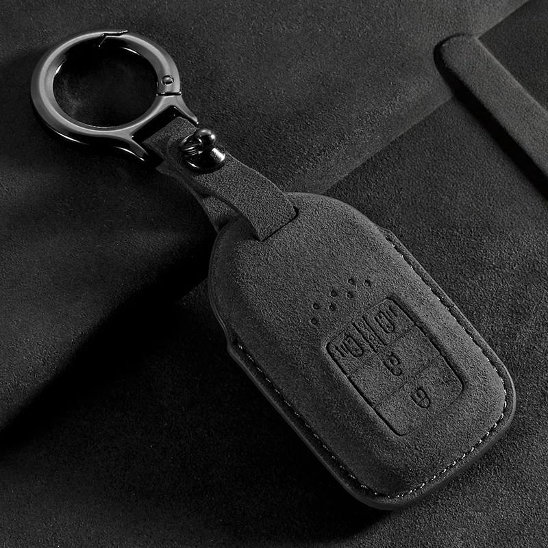 4-Button Smart Car Key Cover For Honda, Fits 11th Gen Accord / Civic, All-New CR-V / Breeze, Integra, Odyssey, Elysion, Avancier