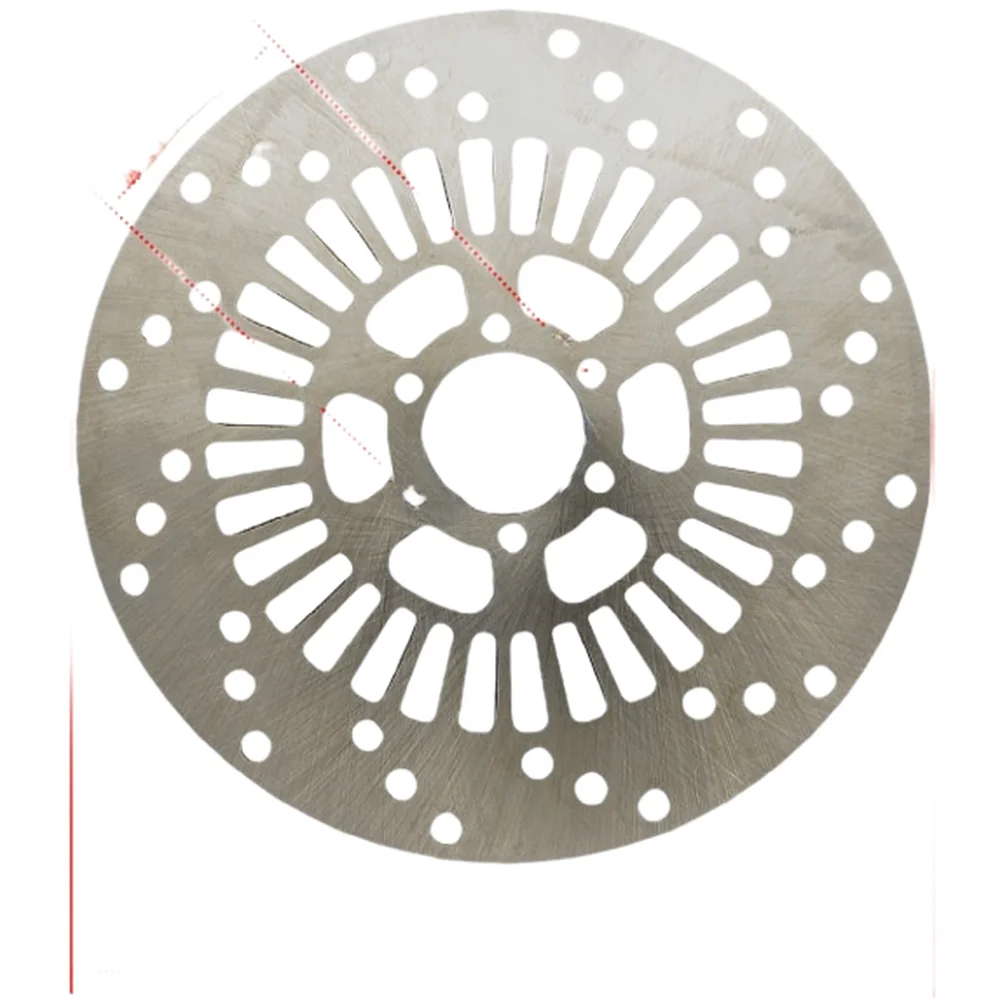 High Carbon Brake Disc 44mm Install Distance ABS Brake Disc Heat Resistant Ventilated Design Easy Installation