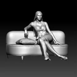 1/24  1/18  Resin Model Kit Movie Star Figurine Sculpture Unpainted No Color RW-1410