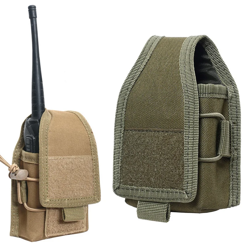 مول راديو الحقيبة البيني حامل هاتف مجلة الحافظة الرياضة في الهواء الطلق التخييم المشي لمسافات طويلة الصيد EDC اسلكية تخاطب الخصر حقيبة #1