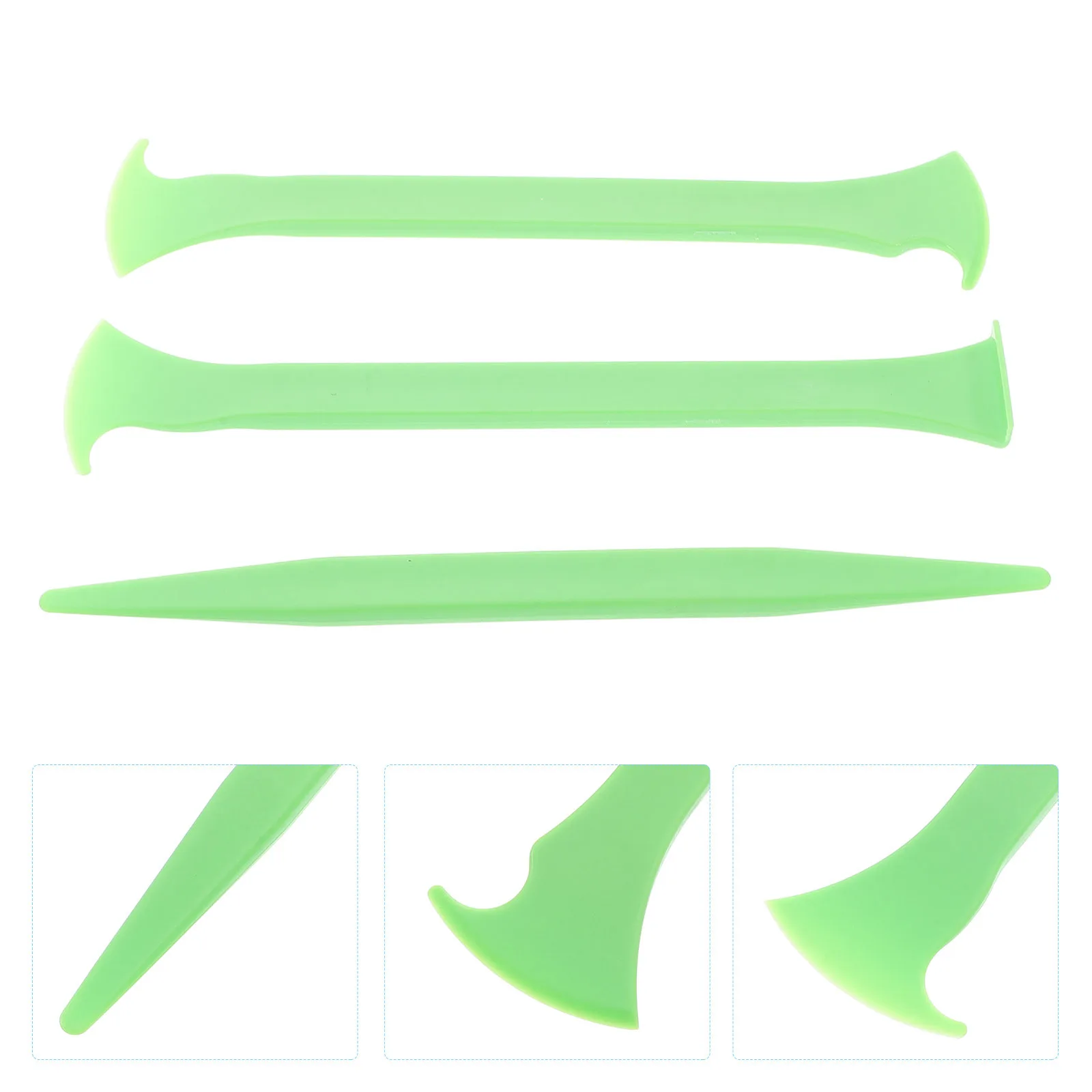 

3Pcs Vinyl Wrap Tool Kit Car Squeegee Edge Finishing Tool for Car Window Tinting Film Removal Small Window Squeegee