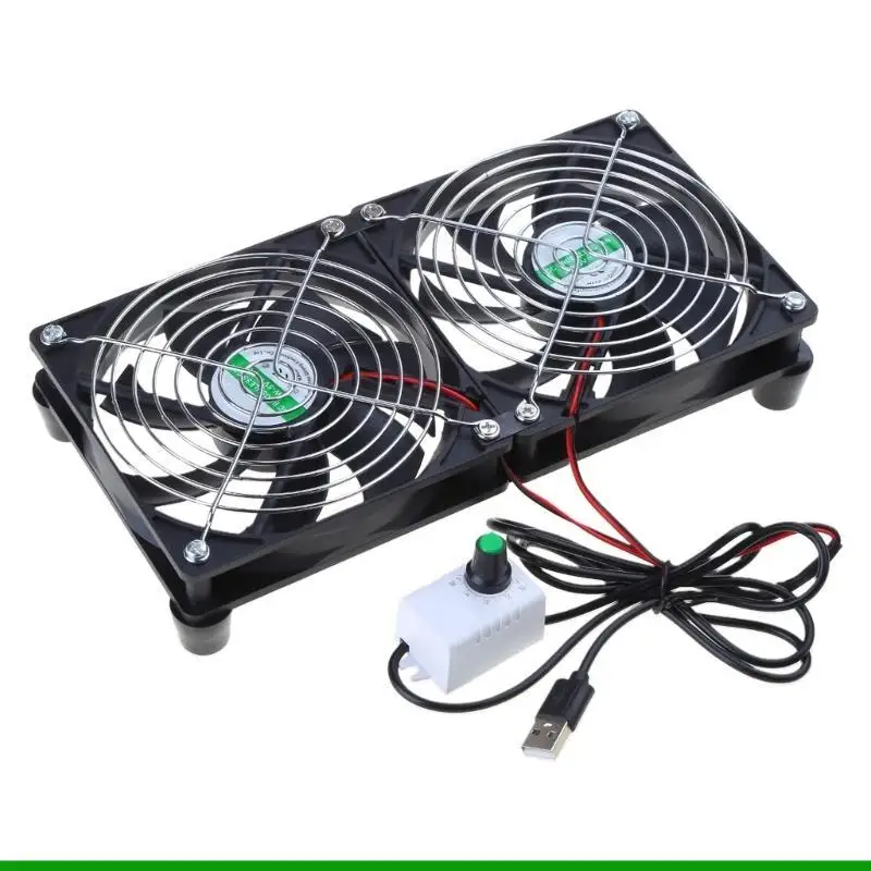 U55C 120mm Fan Adjustable 5V USB Powered 120mm Case Fan 2000PRM Gaming Fan Portable Cooling Fan Suitable for Tablet