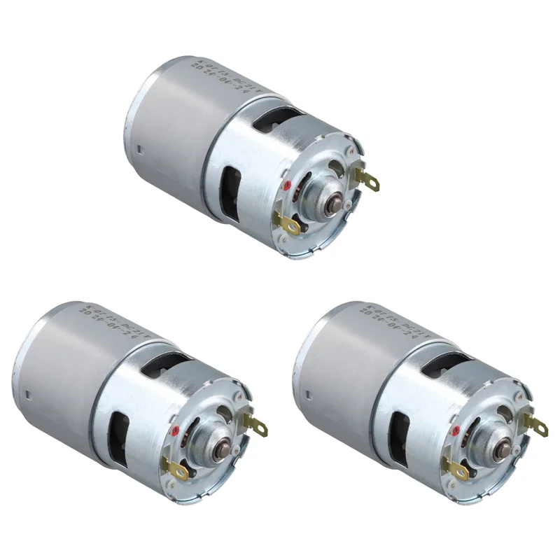 

B18B 3X 775 DC 21V Small Brush Motor High-Speed Silent Motor High-Power Dual Bearing Motor