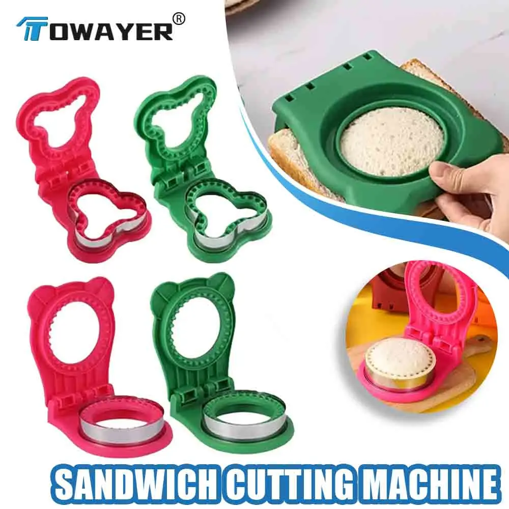 

Sandwich Cutter & Sealer Sandwich Cutting Tools Kids Lunch Bear Shape Sandwich Toast Molds Kitchen Gadgets Bread Cut