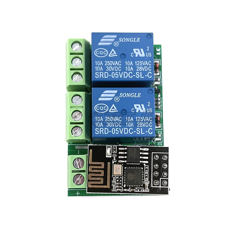 ESP8266 ESP-01/01S WIFI Relay Module DC5V 1 Single Channel Dual Channel For Smart Home APP Control