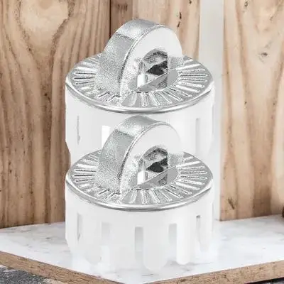 

10 Pcs Decorative Ball Accessories Christmas Ornaments Balls Caps Decorations for Topper Part Outdoor Replacement