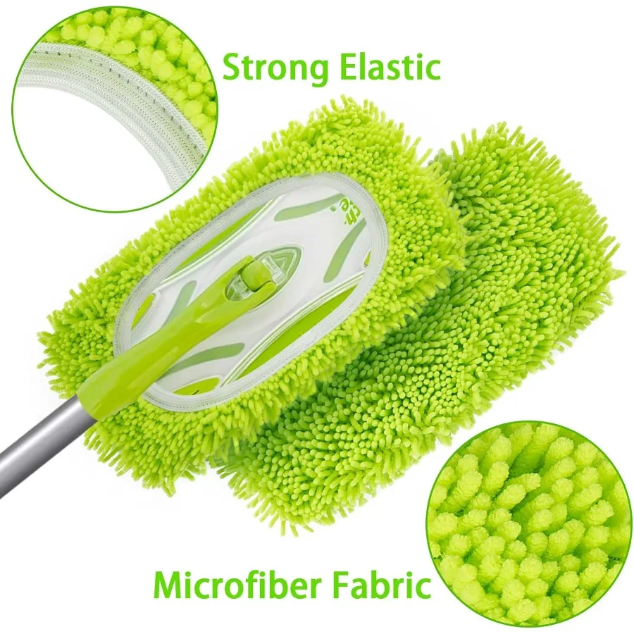 Reusable Dry Sweeping Cloths Microfiber Wet Mop Pads Compatible with Swiffer Sweeper Mop Replacement Sweeping Mopping pad Refil