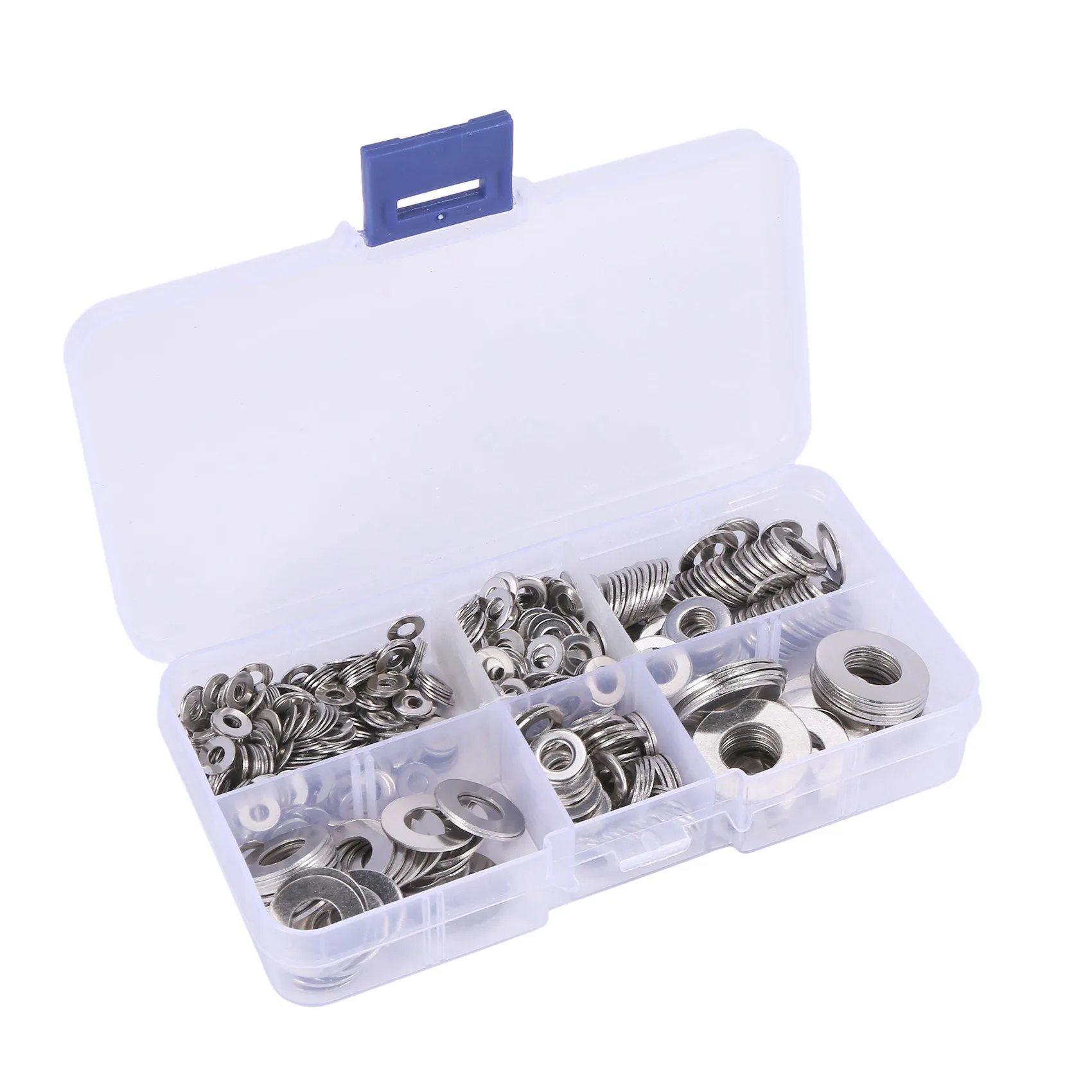 THIVN-1980 Pcs M3 M5 M6 M8 M10 Washer Spacers Stainless Steel Flat Washer Plain Gasket Spacers Kit Screw Bolt Fastener