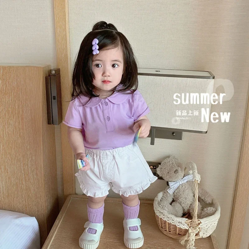 1pcs Baby Girl Summer Cool Thin Denim Clothing Shorts Pants Jeans Clothes Children Girl Casual Short Trousers Kid Infant Bottoms