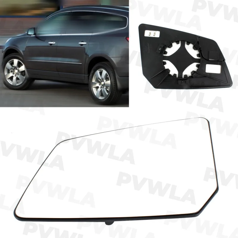 

1pc Left Side Rearview Heated Mirror Glass For Chevrolet Traverse 2009 2010 2011 2012 2013 2014 GM1324124