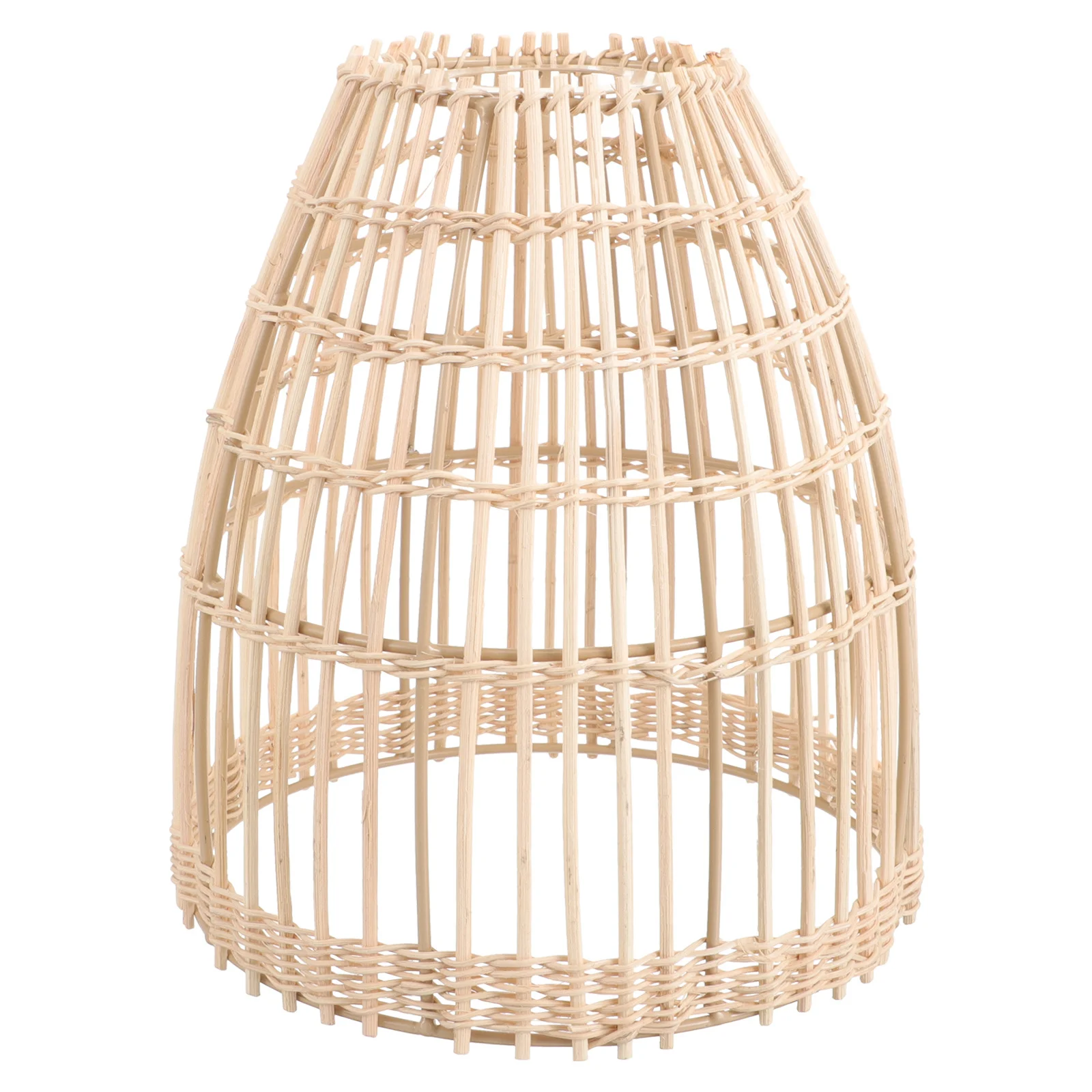 

Vintage Hanging Light Cover Stable Weaved Lampshade Home Ceiling Light Cover Bedroom Lamp Shade Simulation Rattan Lamp Accessory