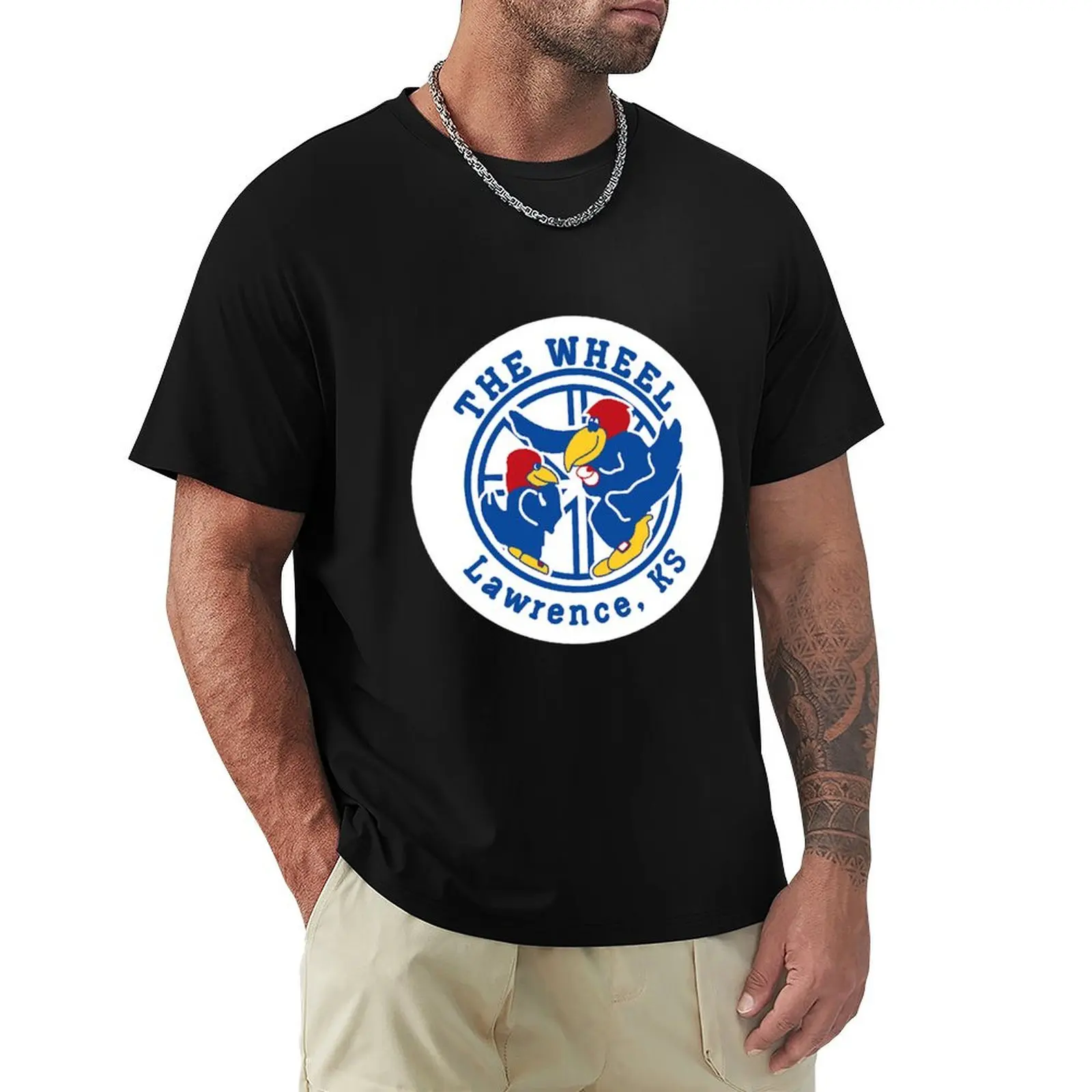 

The Wheel T-Shirt summer top street wear luxury designer fitted t shirts for men