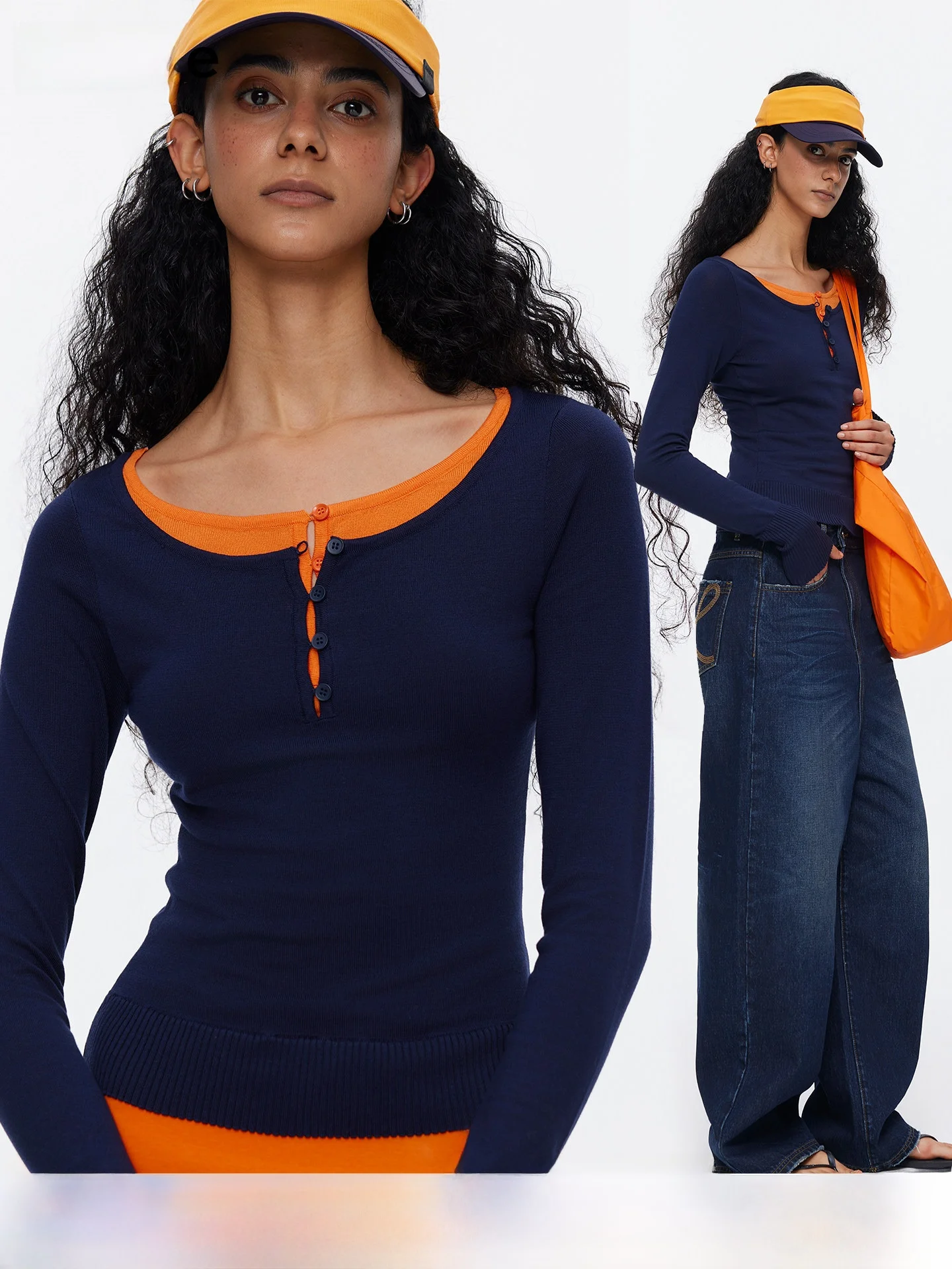 

Мягкий, приятный к телу вязаный свитер с круглым вырезом для женщин, базовая модель, повседневный, с длинными рукавами, из волокнистого материала.