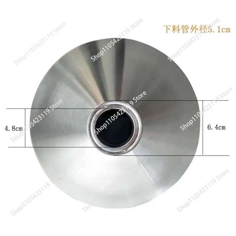 304 Stainless Steel Hopper, Paste Liquid Cylinder Filling Machine Accessories, Material Drop Bucket, Storage Hopper