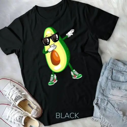 Dabbing Avocado Funny Vegan Food Lover Kids Women T-Shirt Unisex T-shirt