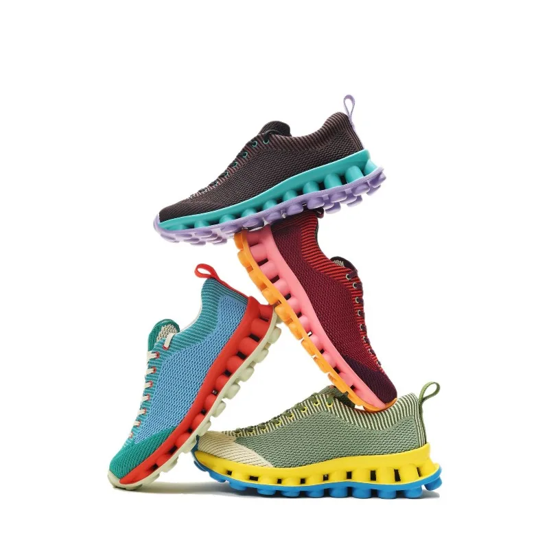 

2026 New Women Shoes Fashion Lace Chunky Sneakers for Woman Comfort Running Shoes Trend Casual Shoe Designer Shoes Zapatos Mujer