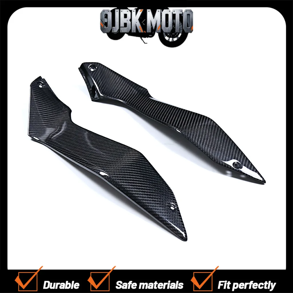 【Perfect fit】For Kawasaki Z H2 ZH2 2020 2021 2022 2023 100% Carbon Fiber Tank Side Panels Fairing Motorcycle Accessories