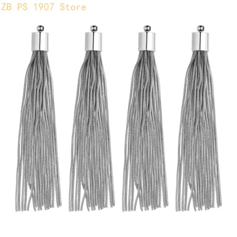 Lot Of 4 Elegant Metal Hanging Charm Suitable For Various Decorative Purposes 55KA
