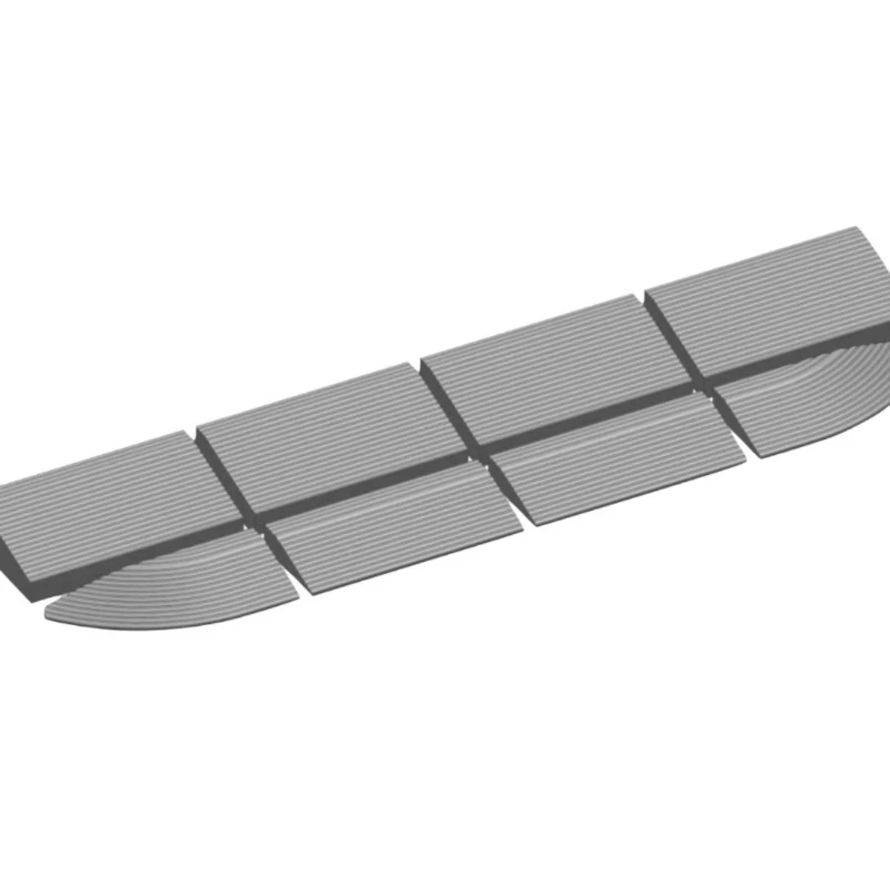Stone step slope, sweeping robot threshold strip, climbing mat, step slope mat