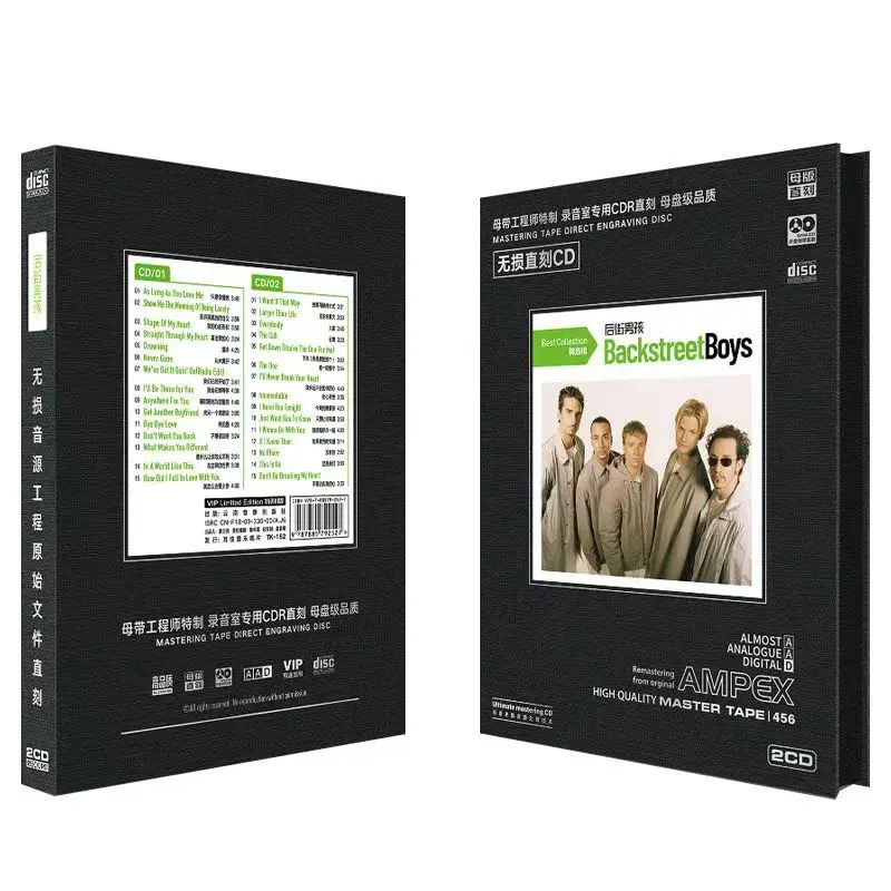 Rock Backstreet Boys Nick Carter Music CD Greatest Hits Album 2pcs Music Record Cosplay Walkman Car Soundtracks Box Collection