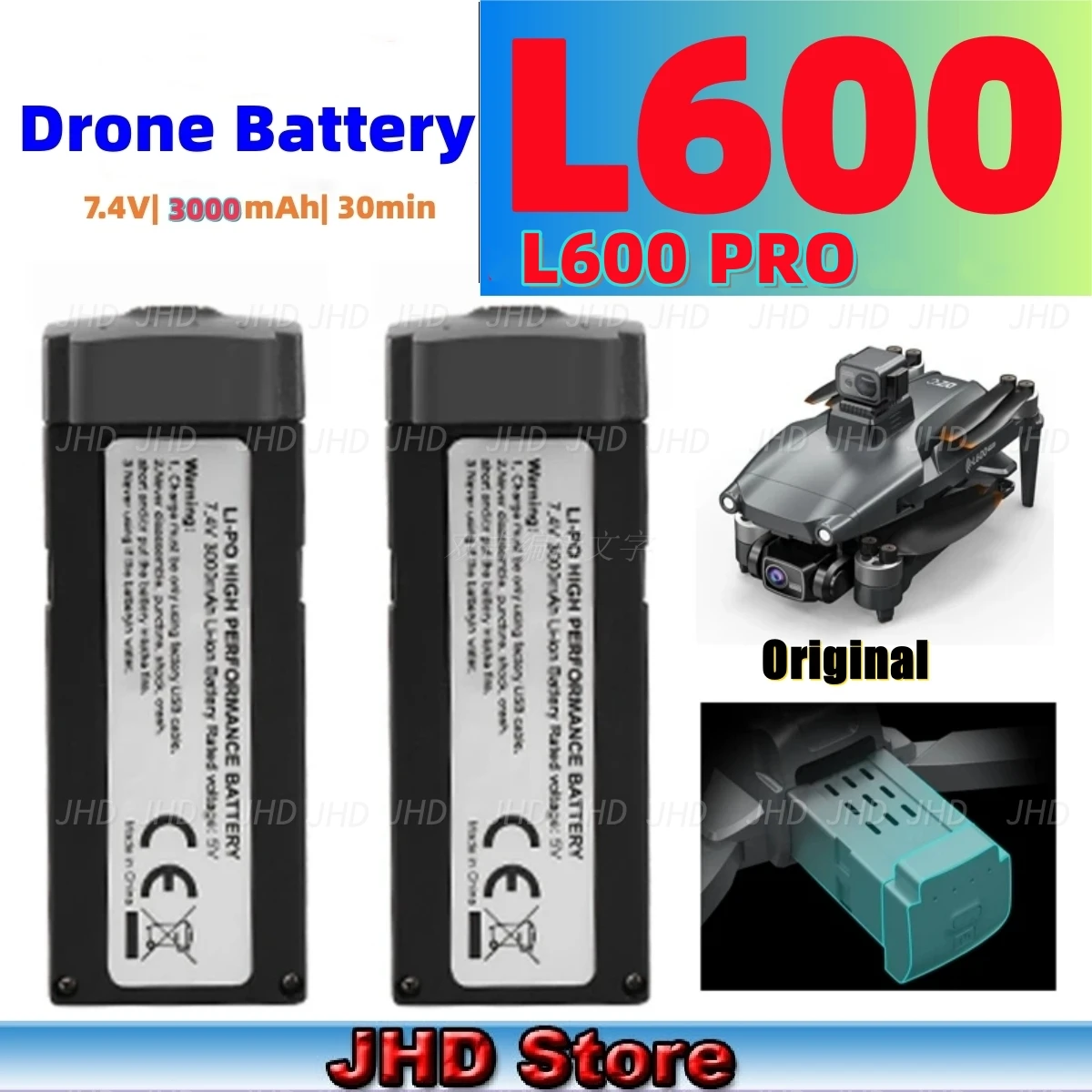 JHD-Batterie/hélice pour importateur Lfemale PRO d'origine CircZRC L600PRO, vente en gros