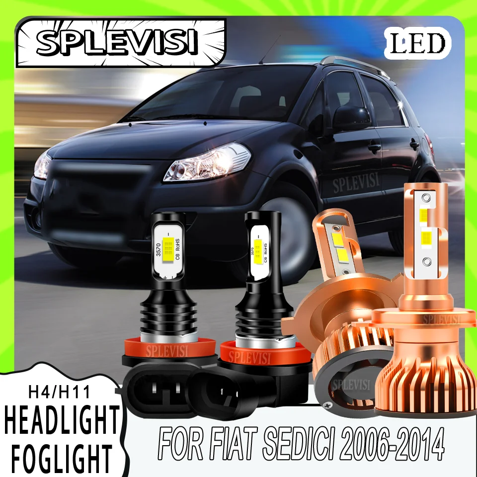 

Hassle-Free Installation Waterproof IP67 H4 H11 LED HEADLIGHT FOGLIGHT FOR Fiat Sedici 2006-2008 2009 2010 2011 2012 2013 2014