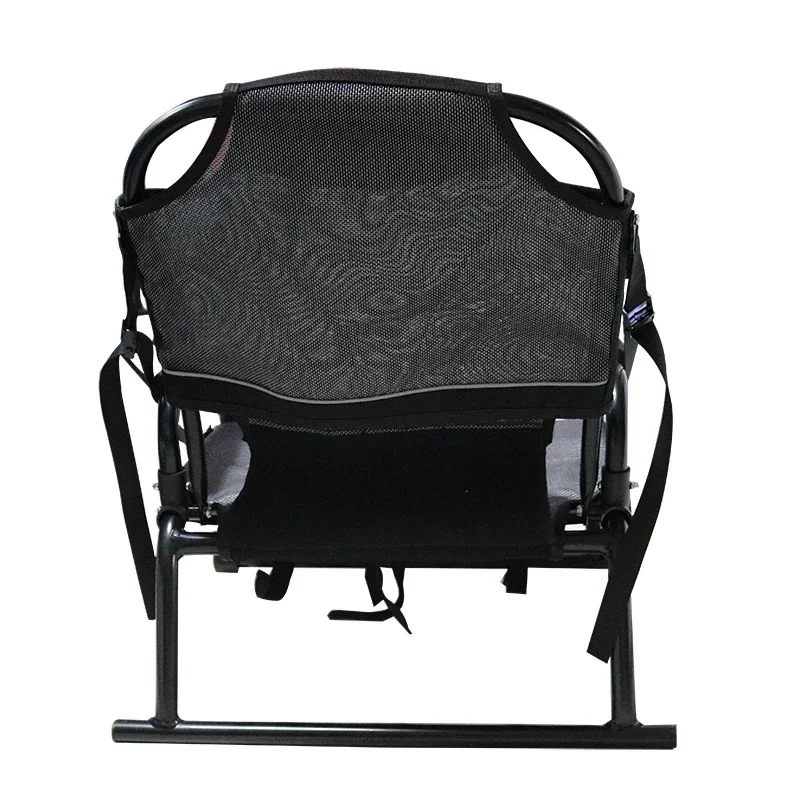 Breathable Mesh Kayak Fishing Chair with Armrests, Lightweight  Aluminum Foldable Replacement Seat for Inflatable Boat - view 5