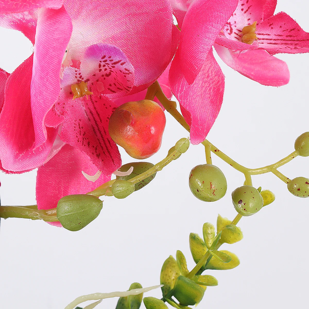 

Simulation Orchid Large Bonsai Fake Plant Flowerpot Decoration for Home Office Balcony Realistic Fake Orchid Bonsai Gift