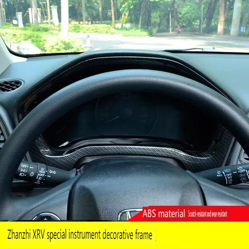 Car Dashboard Instrument Panel Frame Trim Sticker Car Styling For Honda Vezel HR-V HRV 2015-2020 Car Accessories