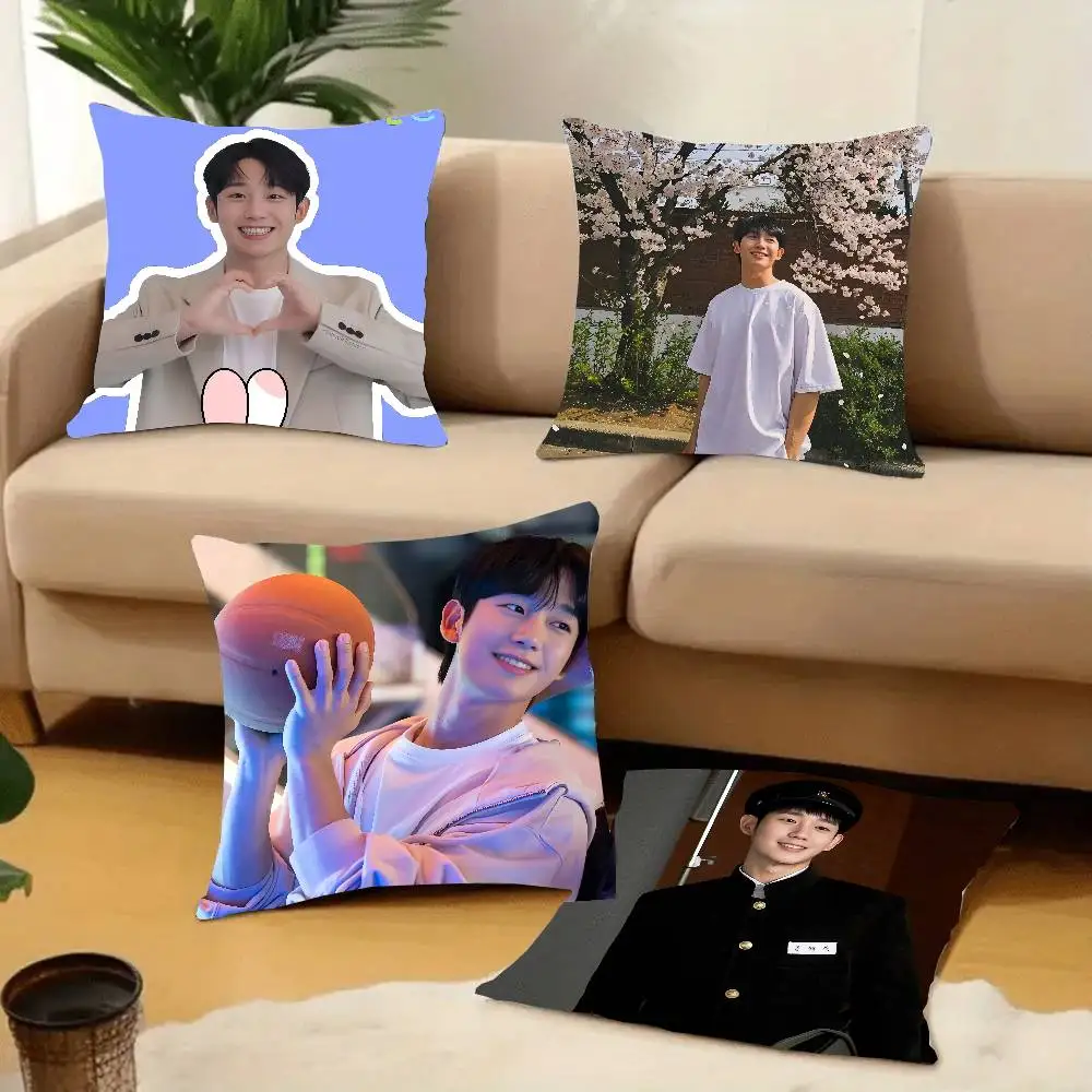 Cute J-Jung H-Hae In Pillow Case Home Decor Throw For Sofa Bed Car Room Decor Gift Idea