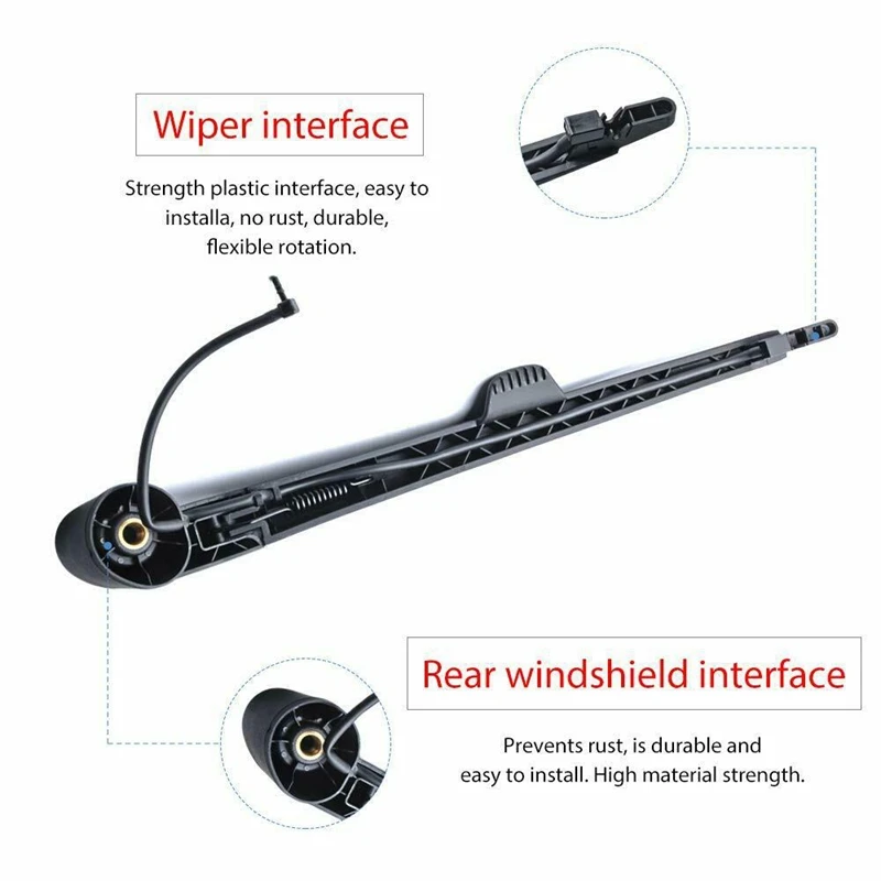 For Chevrolet Trailblazer Envoy Buick Rainier Windshield Wiper Arm Blade Set