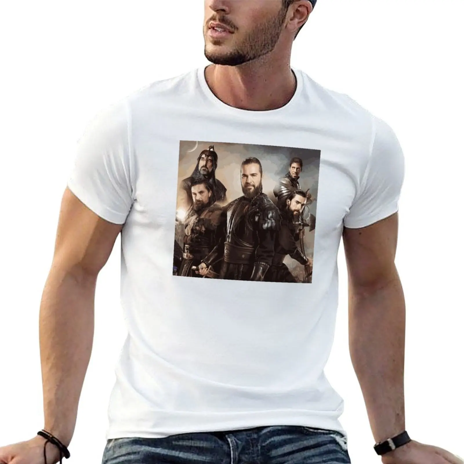 DIRILIS ERTUGRUL RESURRECTION T-Shirt t shirt man plain cotton tshirt 100% man t shirts cotton T-shirt