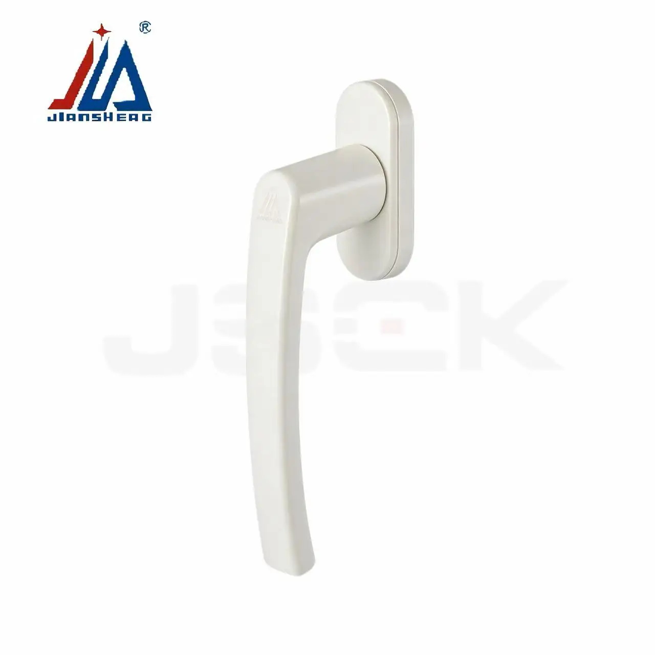 White UPVC Window Handle, Aluminum Core Plastic Base Door Lever for PVC/Plastic Steel Doors & Windows Furniture Hardware